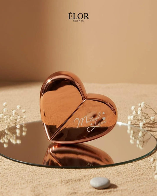 Heart Shaped Perfume Bottle for Women, Glossy Finish, Long Lasting Scent
