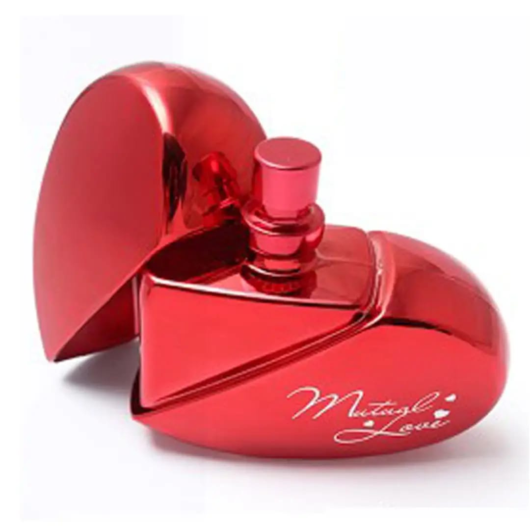 Heart Shaped Perfume Bottle for Women, Glossy Finish, Long Lasting Scent