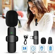 K8 Wireless Microphone for Mobile Type-C & iPhone Noise Reduction Mic