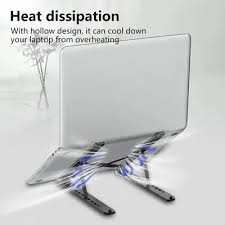 Adjustable Laptop Stand – Creative Folding Portable Storage Bracket for Desk & Office