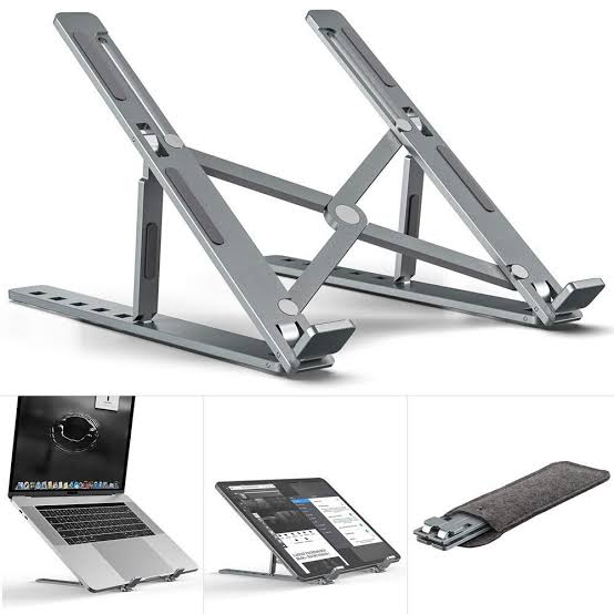 Adjustable Laptop Stand – Creative Folding Portable Storage Bracket for Desk & Office